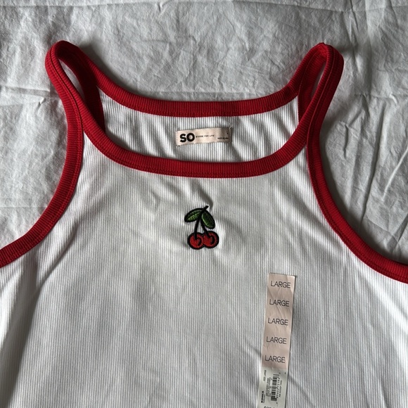 Cherry Tank Top NWT - Picture 1 of 5